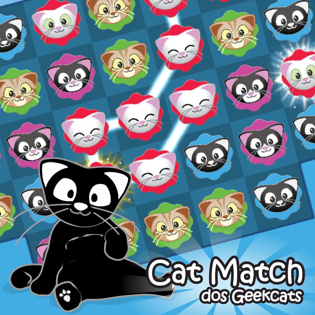 GeekCats's tweet photo. Quem já chegou na fase 40?? Não baixou o jogo ainda?
Tem aqui ó: https://t.co/xFHJUci52o
#geekcats #catmatch #casualgame #mobilegame https://t.co/ZZxvTiUnvW