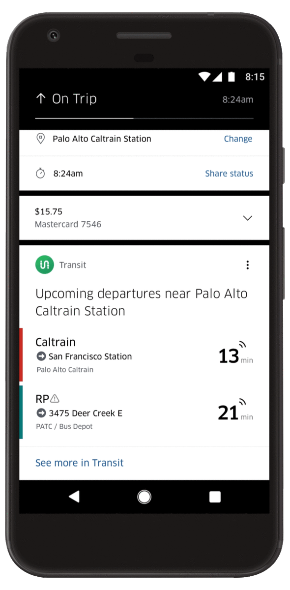 ClearviewEnergy's tweet photo. Uber announces new integration with Transit app to better connect users with public transportation https://t.co/RZ8h4kyubP by @natjlevy https://t.co/UPXFOc102i