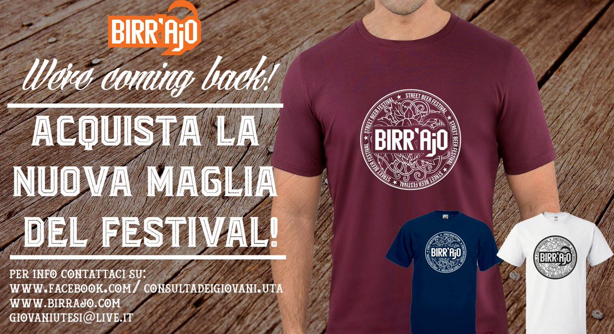 ConsultaUta2011's tweet photo. https://t.co/5lUgkGKw0q nuove maglie in arrivo! Prenota la tua! https://t.co/OC9uYQDgcr #birrajo #birrajò #craftbeer #beerporn https://t.co/Cb43t8e42l