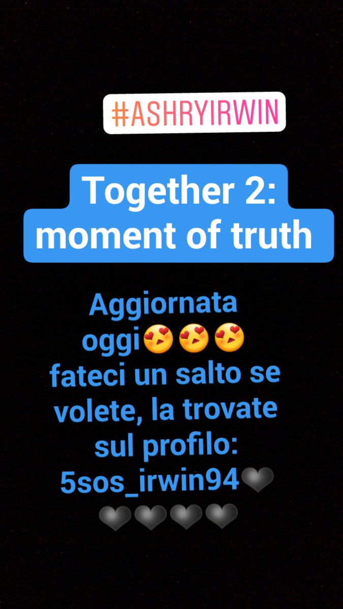 EveMonkeyD's tweet photo. #Ashry #AshryIrwin #AshryIrwinisperfect ❤❤❤
Su wattpad la trovate sul profilo della mia sorellona❤❤❤❤
5sos_Irwin94 ❤❤❤♥♥♥ https://t.co/y5oNnQ4Y1E