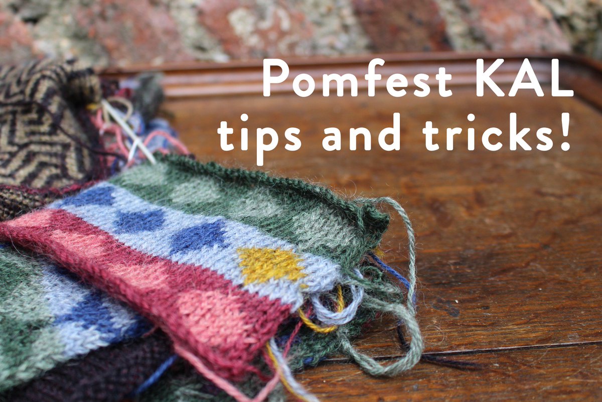 pompommag's tweet photo. On the blog today, #pomfestkal tips and tricks with Francesca Hughes! Pictured @jarbontextiles #devonia! https://t.co/njq8GjWCEU https://t.co/bsujbiBMCV