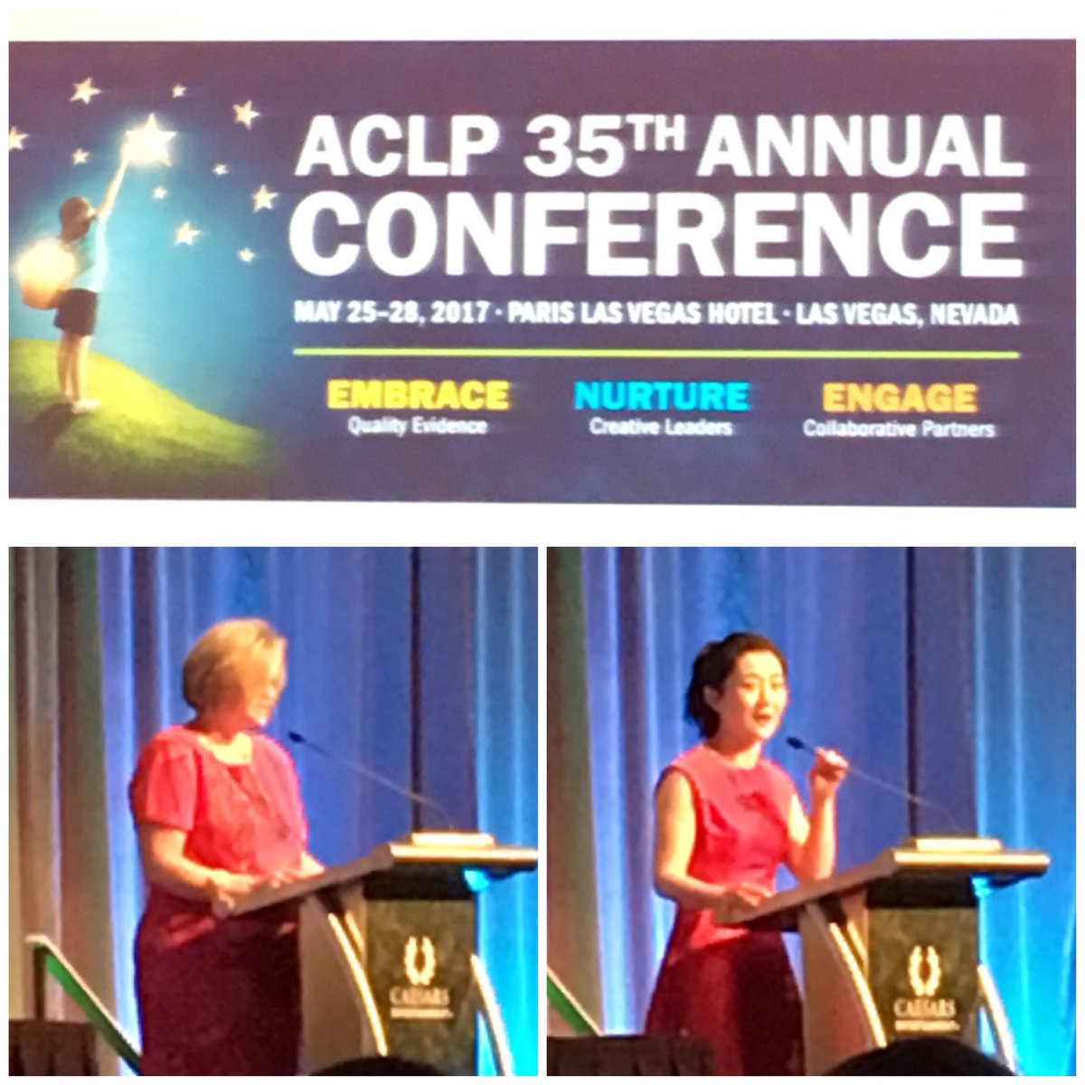 Childlifemommy's tweet photo. Opening ceremony at the #ACLPConf17 @AssocChildLife #childlifetakesvegas https://t.co/fboc25NzyR
