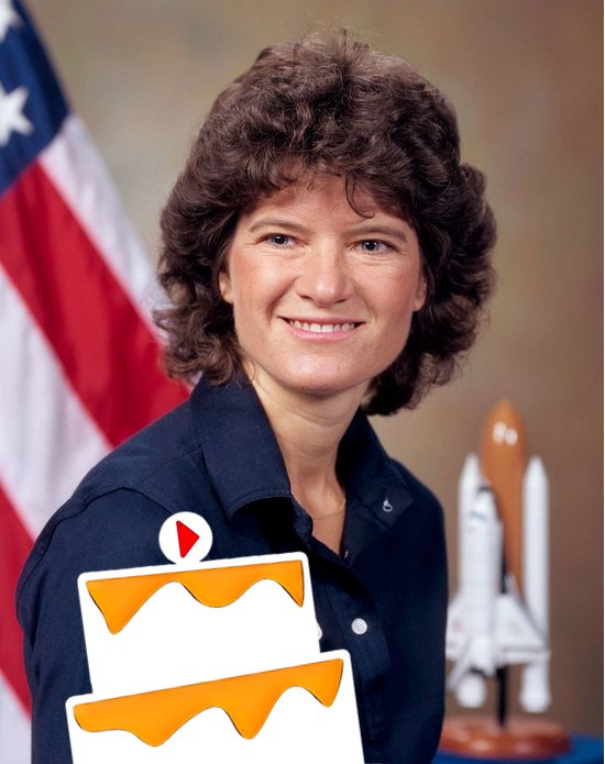 Happy Birthday to the first woman in space, Sally Ride! 