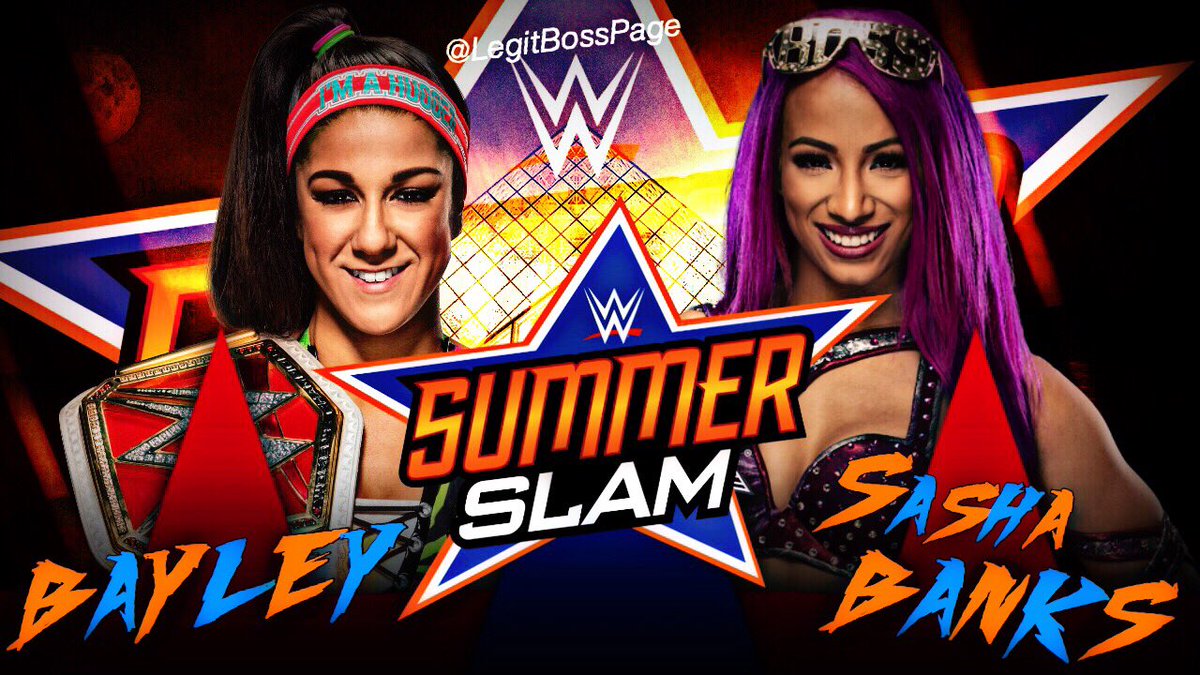LegitBossPage's tweet photo. Which match do you want to see at #SummerSlam ?
.
RT - #Bayley vs #SashaBanks
LIKE - #AlexaBliss vs #SashaBanks
.
#SashaKrew #LegitBoss https://t.co/yeFK2cTnsJ