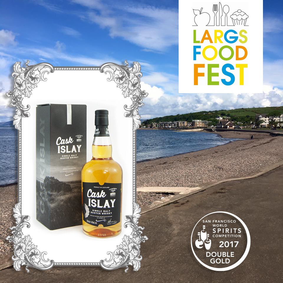 Come to @LargsFoodFest this weekend and try our award winning Islay whisky! #Ayrshire #Whisky #ScotSpirit