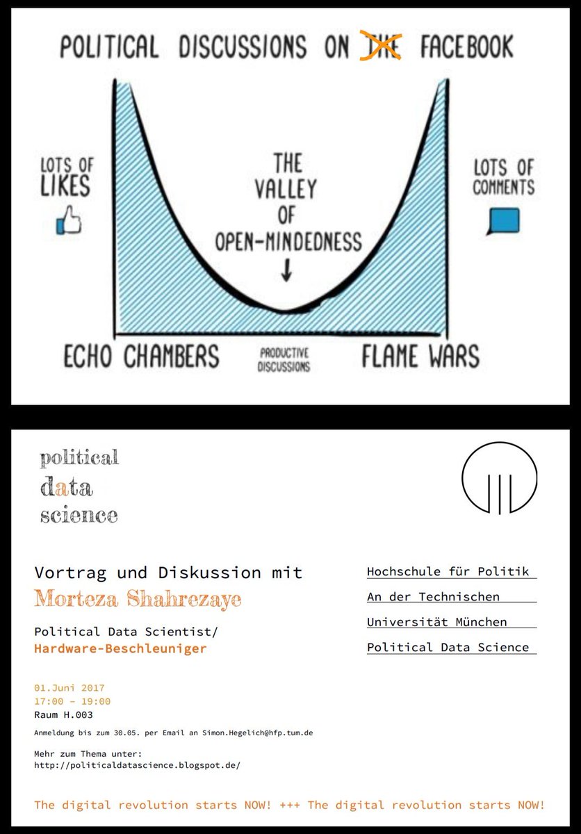 SimonHegelich's tweet image. Nur nach bestätigter Anmeldung: The Digital Revolution Starts Now! Mit @morry_shah #politicaldatascience @TU_Muenchen
