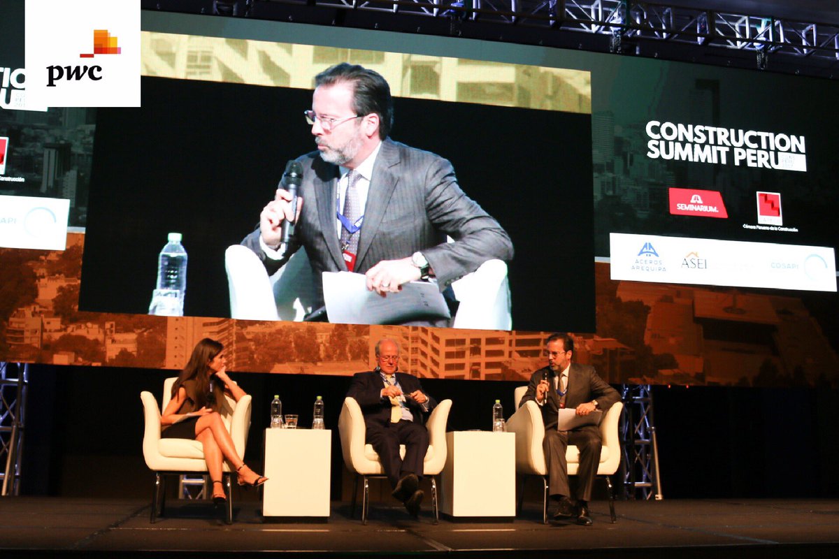 PwC_Peru's tweet photo. Panel de discusión con Humberto Salicetti, Socio #PwC, Paul Charles Cheshire @LSEnews y Zoe Trohanis @WorldBank #ConsPeru https://t.co/HmijzHnBrd