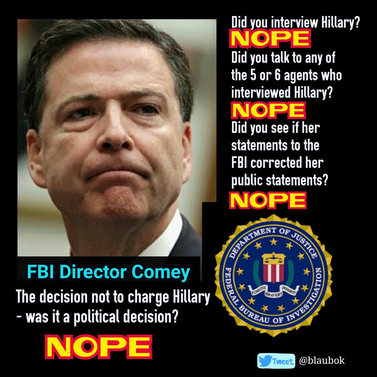 FBI Refuses to Comply with Order to Turn Over Comey Memos - Tea Party ...
