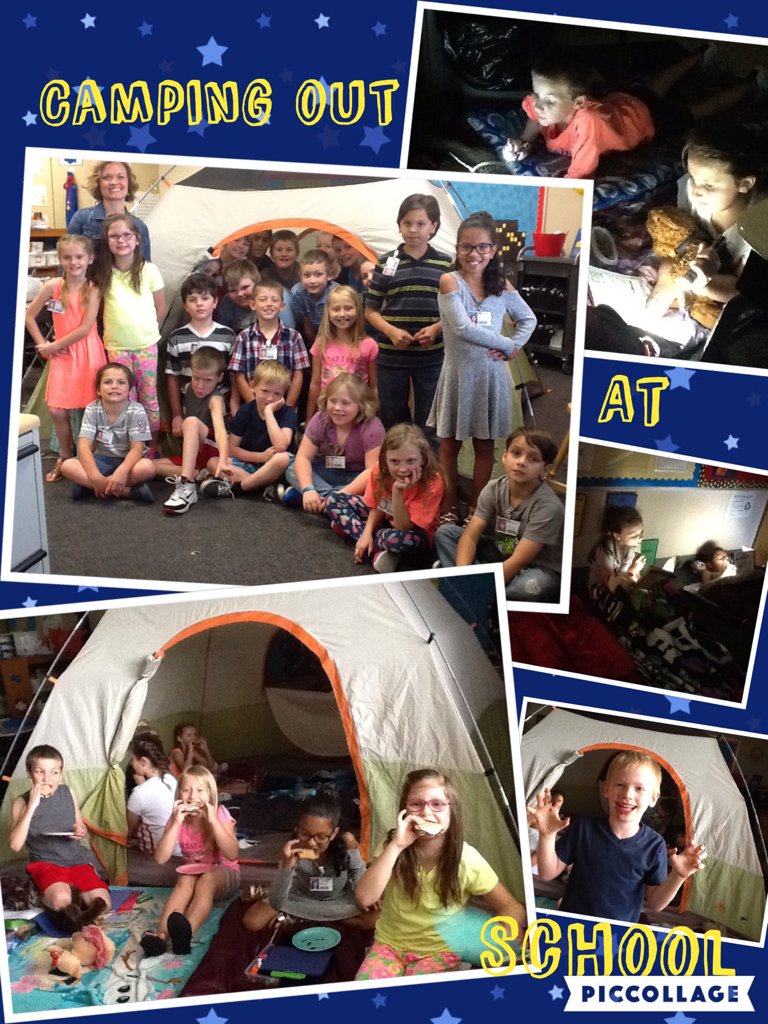 GESMrsScudder's tweet photo. As camping week comes to a close, the kids tell me it was "s'more-tastic."  That is a perfect way to describe the fun experiences we had! https://t.co/ntHYKLt8xW