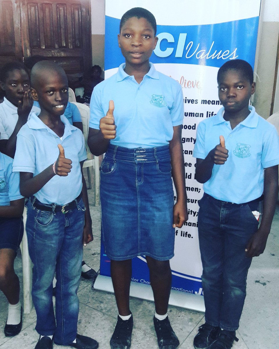 JCI_Garden_City's tweet photo. #Riversat50 #TeenPoetrycontest Winners 1st Esther Ezechi ,2nd Solomon Osusen, 3rd Success Ezeakonobi of Victory Baptist School, @RSSDGs https://t.co/9lPIfMzed2