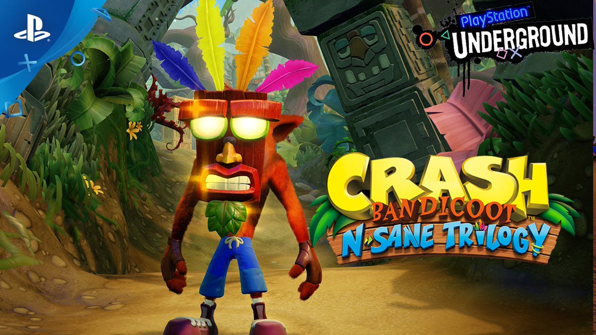 PlayStation on "We take 3 remastered Crash Bandicoot: Warped levels for a spin: https://t.co/uOuP2GAZQc Crash Bandicoot: Trilogy hits PS4 June 30 https://t.co/9HZtFsi9NT" / Twitter