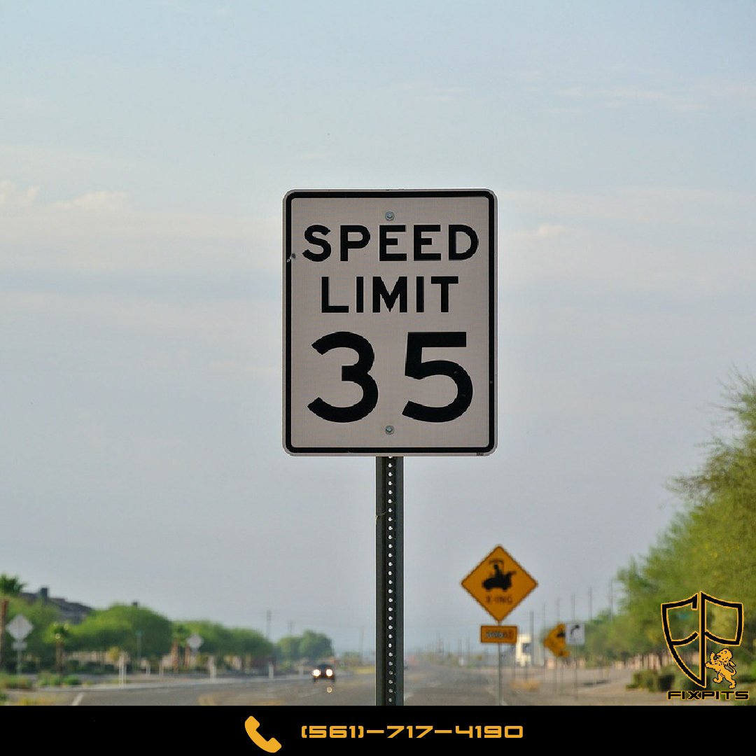 FixPits's tweet image. #FixPitsTip: Pay attention to the speed limit signs, avoid speeding, it's for your safety.