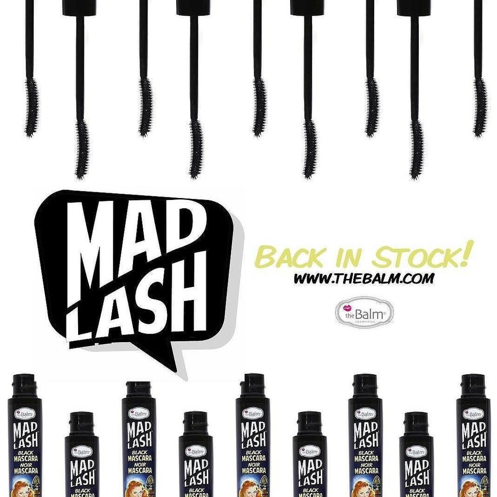 BtyFxByCeleste's tweet photo. 🚨BACK IN STOCK🚨 @thebalm_cosmetics #madlash #mascara is back in stock at #thebalmcosmetics website.
Pic @thebalm_c… https://t.co/YJ0NmHh1H3 https://t.co/qz8USbReNS