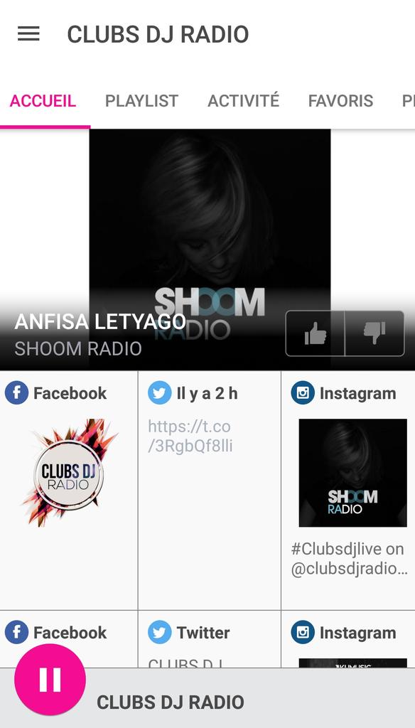 Fab_Parent's tweet photo. #NowOnAir on @CLUBS_DJ_RADIO @AnfisaLetyago Shoom Radio... Apps available on @GooglePlay @AppStore @BlackBerry #JustGoodSound https://t.co/dcjlMHz0G6