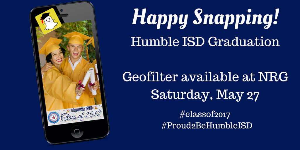 HumbleISD's tweet photo. Snap your #HumbleISD graduation photos tomorrow at NRG! #classof2017 #Proud2BeHumbleISD https://t.co/4gAuvav3rk