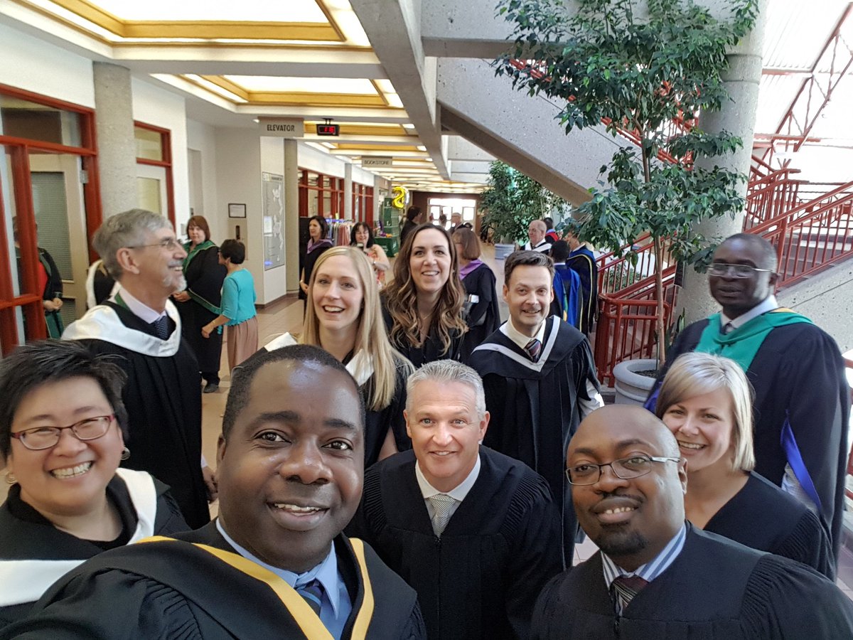 Papabedo's tweet photo. @LakelandCollege Business Faculty is ready for #Convocation2017 #studentsinthelead #HandShakes and maybe #hugs https://t.co/hO3COpbQxY