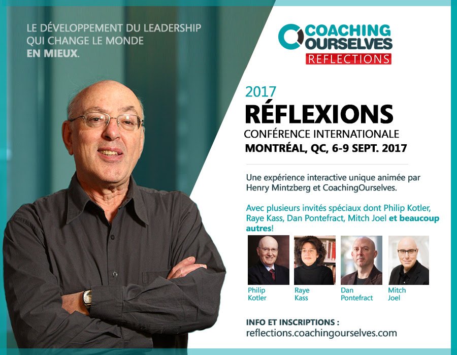 Le développement de leadership qui change le monde pour le mieux! Conférence #Reflections2017 reflections.coachingourselves.com