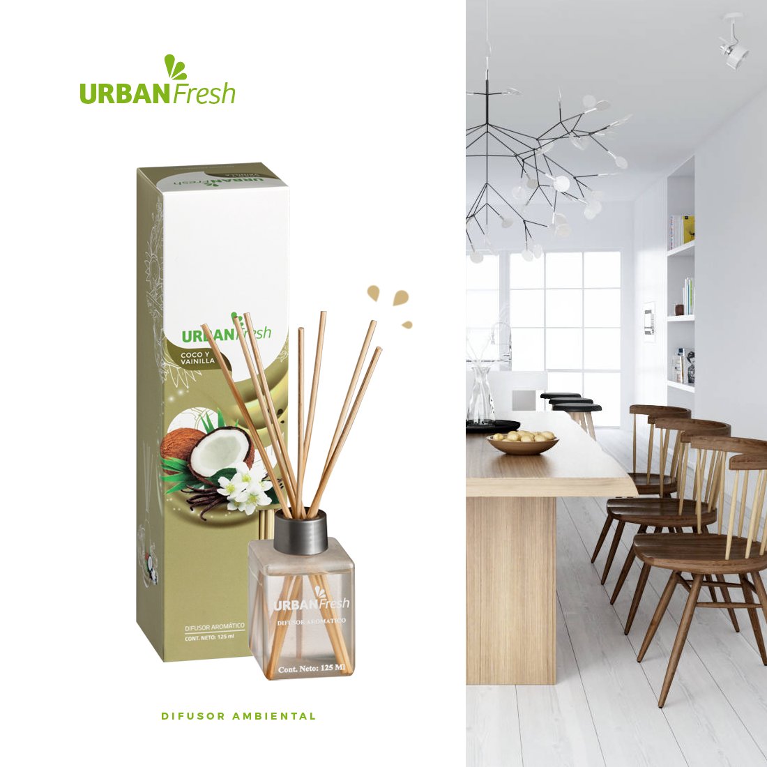 urbanfresh_ok's tweet photo. #TipFresh ✅ Los disfusores aromáticos en varillas de bambú nos encantan para el comedor. 🎍 ¡Hoy, Coco & Vainilla! 🍃 #Fragancia #Home https://t.co/pXVDSftnpJ