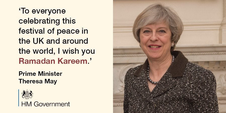 PM: To everyone celebrating this festival of peace in the UK and around the world, I wish you Ramadan Kareem ow.ly/QrcA30c4Y67