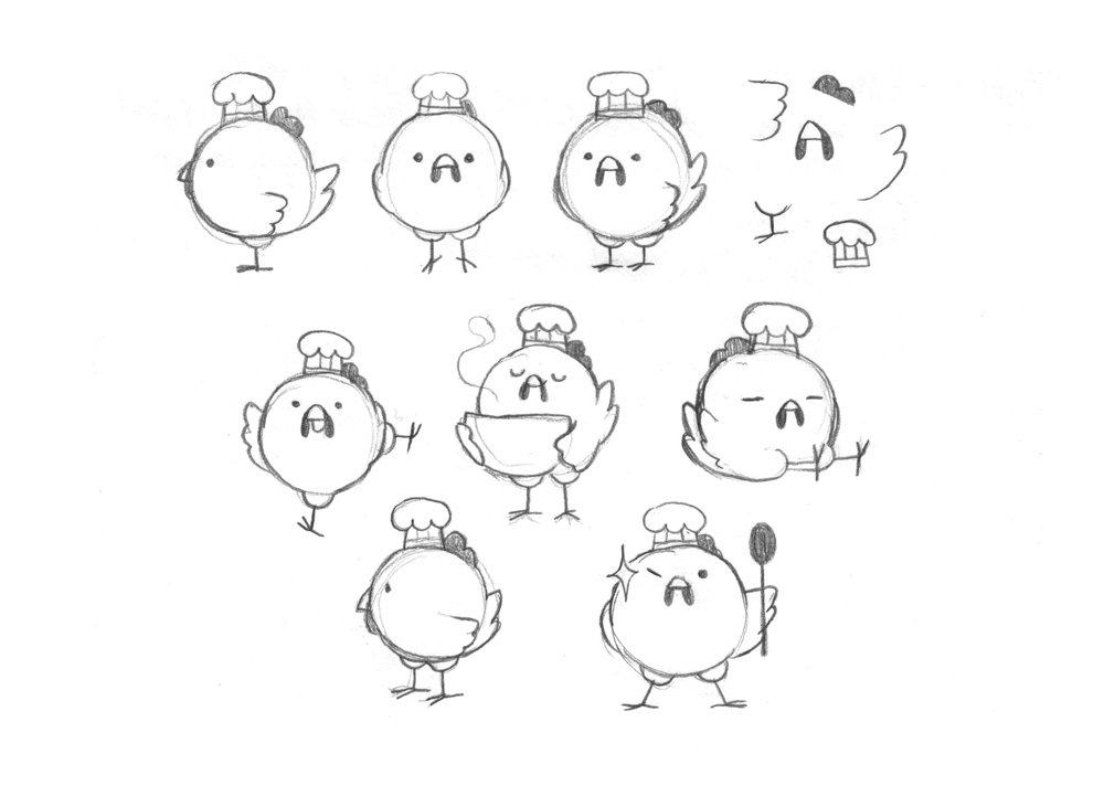 Early concept art for Tasty Teaspoon's mascot, Yolli!
Full write-up here: https://t.co/lVaumNRb2j 