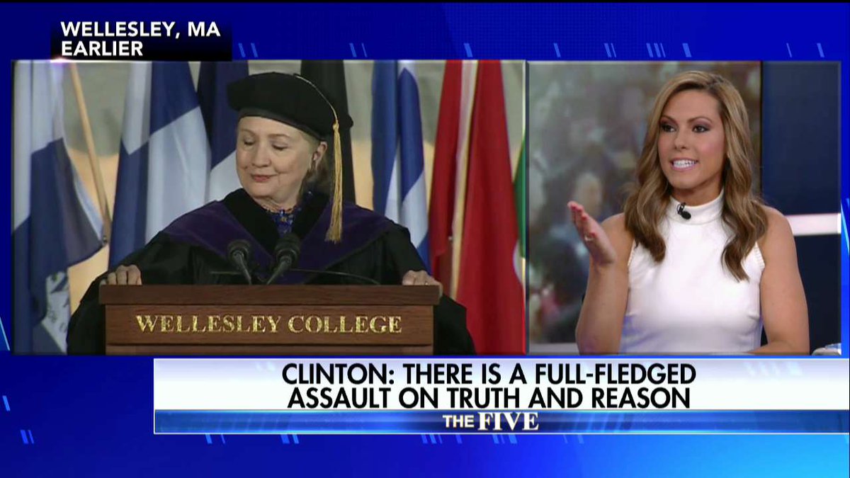 FoxNews's tweet photo. .@LisaMarieBoothe on @HillaryClinton: "She needs to accept the fact the reason she lost is because she ran a horrible campaign." #TheFive https://t.co/KdzwVOUBn3