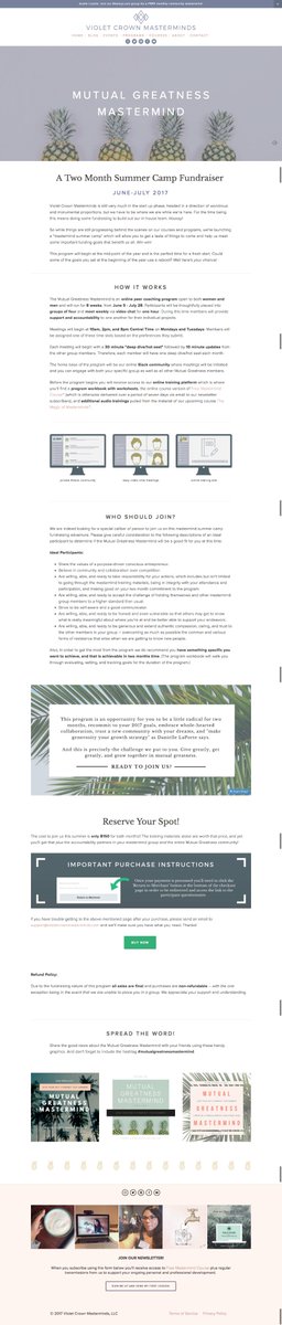 <a href="/bushraazhar/">Bushra Azhar</a> @CourtBourtInc <a href="/lineamae/">Liz // Linea Mae</a> Thank You! I used the info on your blogs to redo my sales page in 24hrs! 🎉 MutualGreatnessMastermind.com