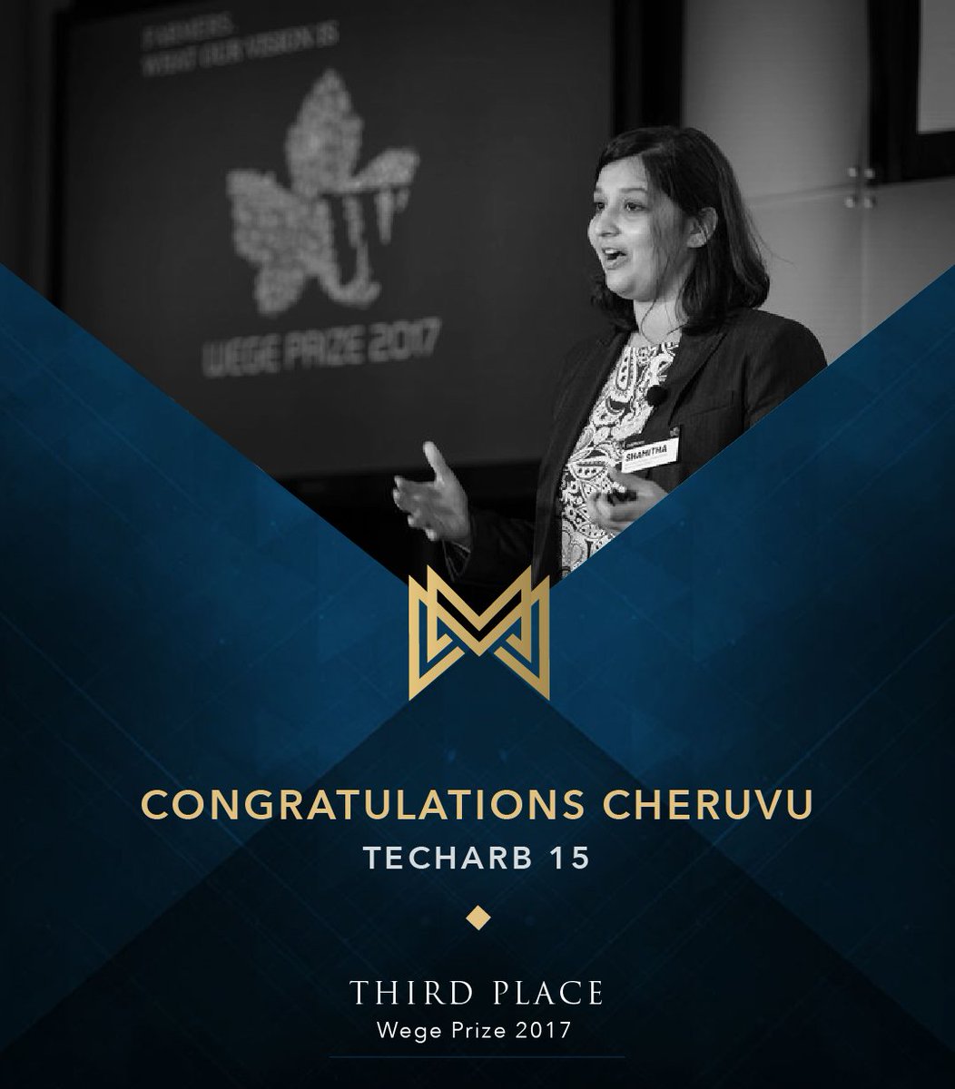 Way to go <a href="/CheruvuCo/">Cheruvu</a>, on the top finish at <a href="/WegePrize/">wegeprize</a>! 👏 #FounderFriday #FutureFriday #ff #socent #GoBlue grbj.com/articles/88030…