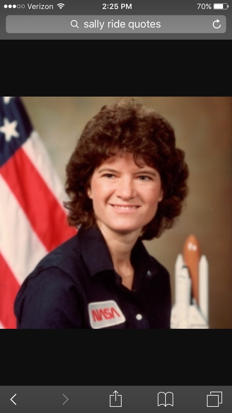 Happy birthday Sally Ride! 
