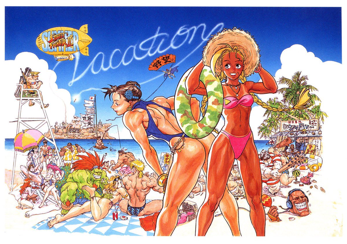 handheldmode's tweet image. The art gallery in Street Fighter is amazing, haha look at this gem, so much greatness going on, I love poison rubbing vega #switch