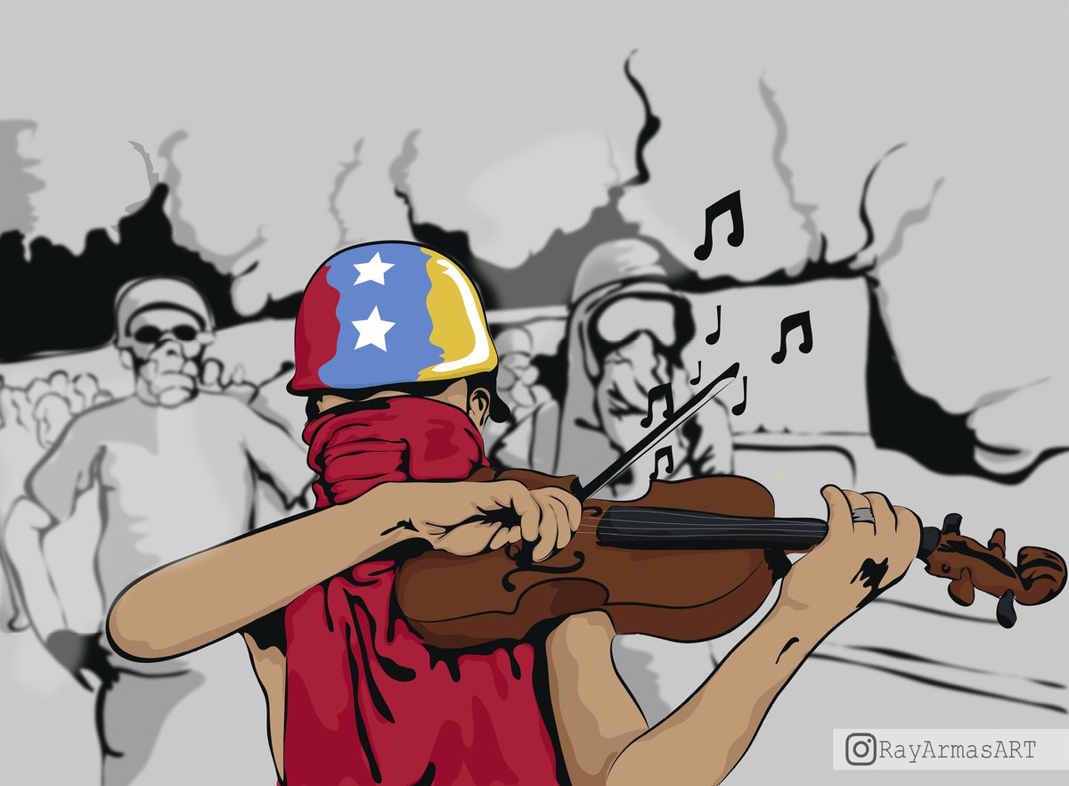 RayArmas's tweet photo. La música es la mejor arma, y cuando sus notas claman por libertad no hay quien pueda silenciarlas #26May #Venezuela #Venezuelalibre https://t.co/OzJDFCs3FA