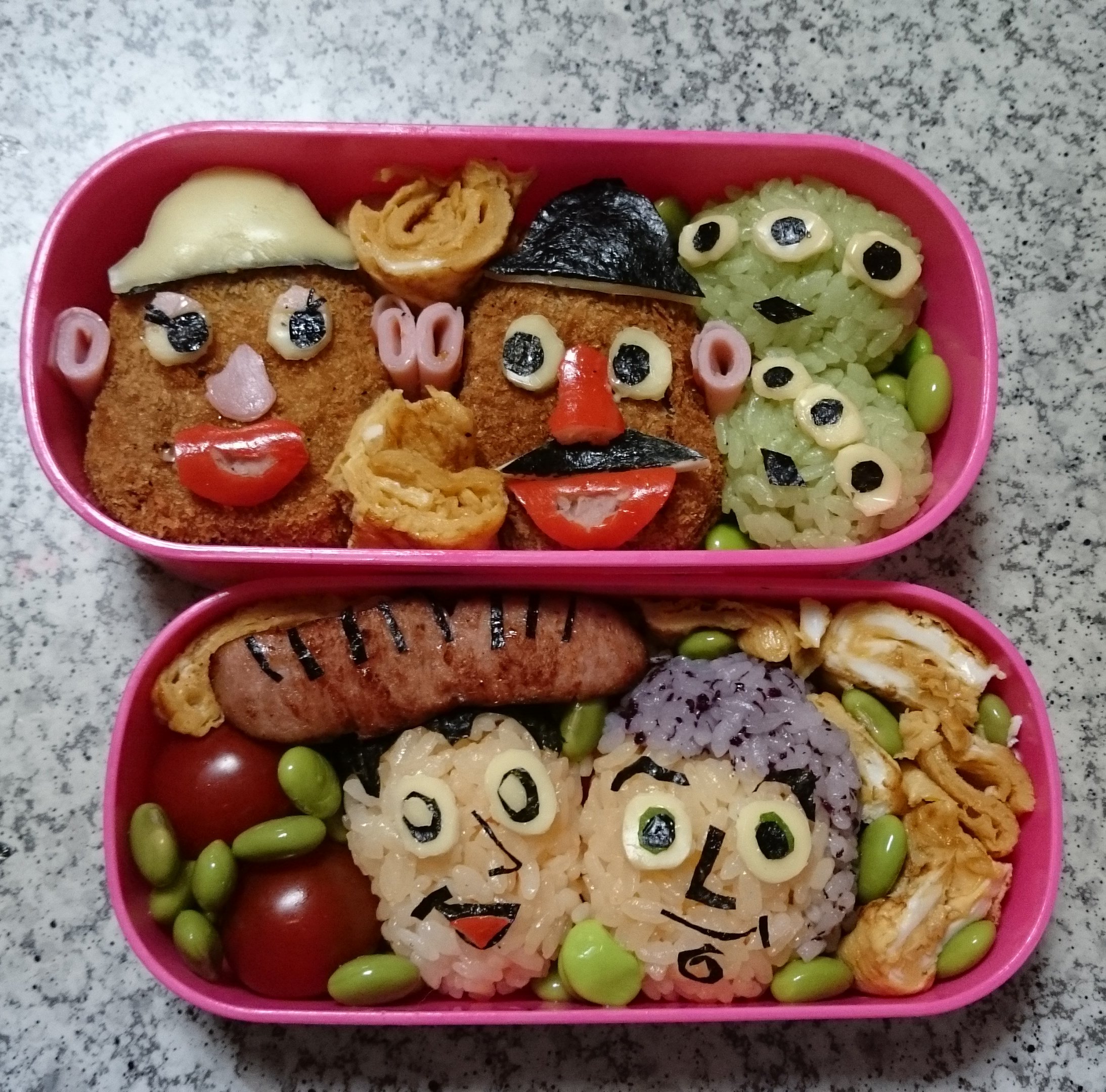 福原稚菜 今年で最後 今までで一番目の数が多かった キャラ弁 トイ ストーリー Toystory ウッディー バズライトイヤー リトルグリーンメン ディズニー Disney 運動会 T Co Gpez9feo8o Twitter