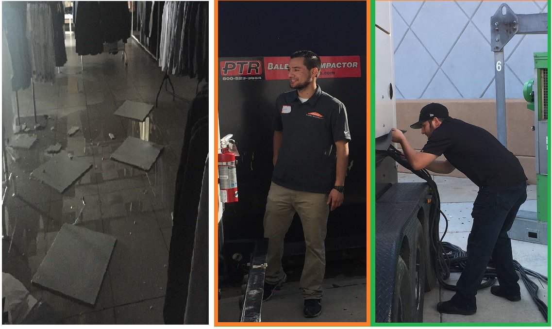 When your store is struck by disaster, these are the guys you want in your corner. 2 more members of our dream team - Matt and Troy :)