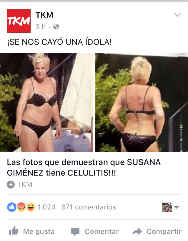 Celerenko's tweet image. Hay que replantearse dos cosas:
Por qué no debería tener celulitis y por qué si alguien tiene celulitis no podría ser ídolo