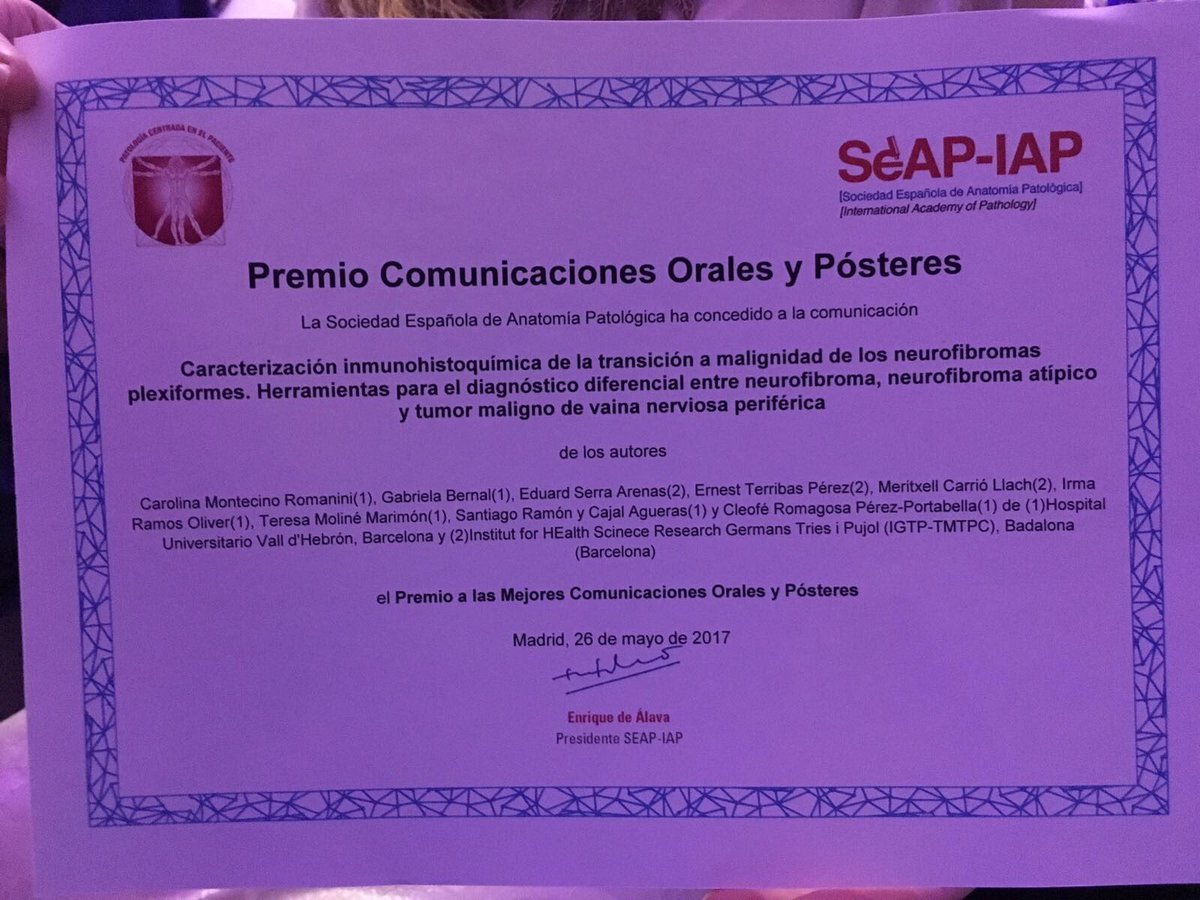 steland011's tweet image. Mejor comunicacion oral!!! Bravo!!!! #valldhebronpathologist #SEAP2017V