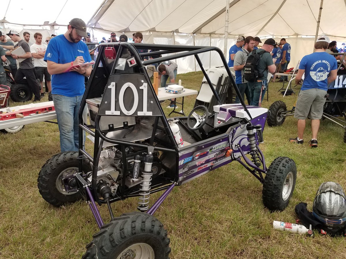 We have passed tech! All our events open at 8:30 A.M. tomorrow morning in Pittsburg Kansas!