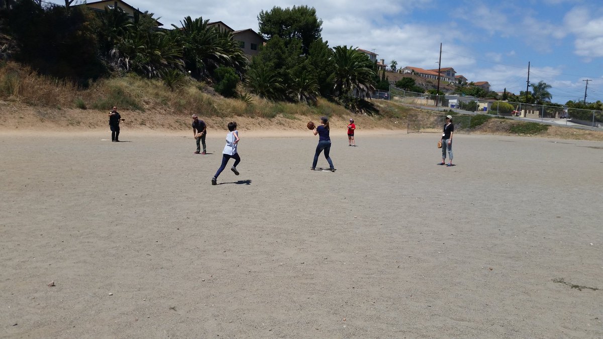 Harbison_Hawks's tweet photo. Another win for the teachers! IH Annual 6th graders vs Teachers softball game. Thank you to NCPD, Offcier Ryan, for joining us.  #NSDnow https://t.co/q6dYfe1uSI