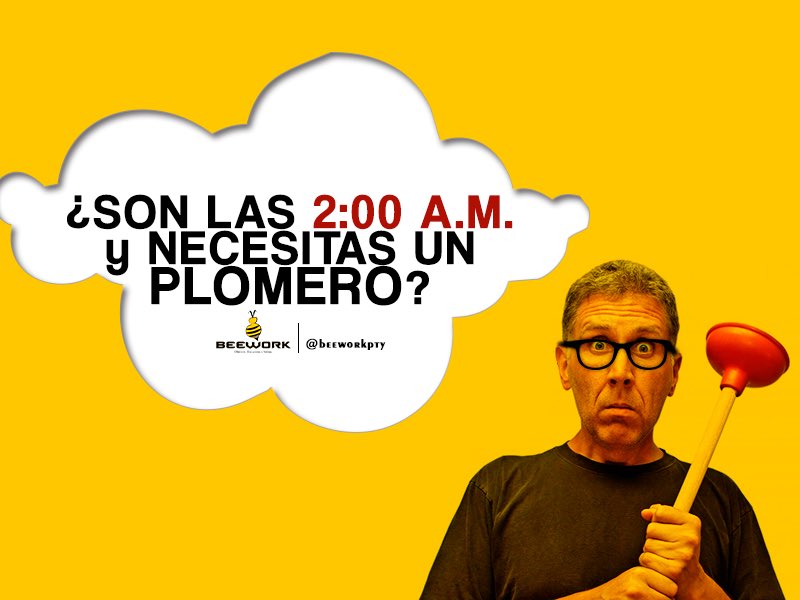 BeeworkPty's tweet image. Entra a beework.com.pa y pide o cotiza tu plomero, así el arregla mientras tú duermes. #Panama #startup #ondemand #startuplife