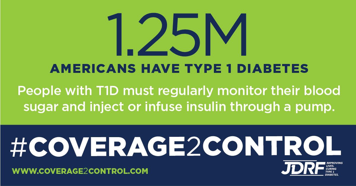 BreakthroughT1D's tweet image. More than 1.25 million Americans with #T1D must continuously take #insulin to live. They need #Coverage2Control Coverage2Control.com