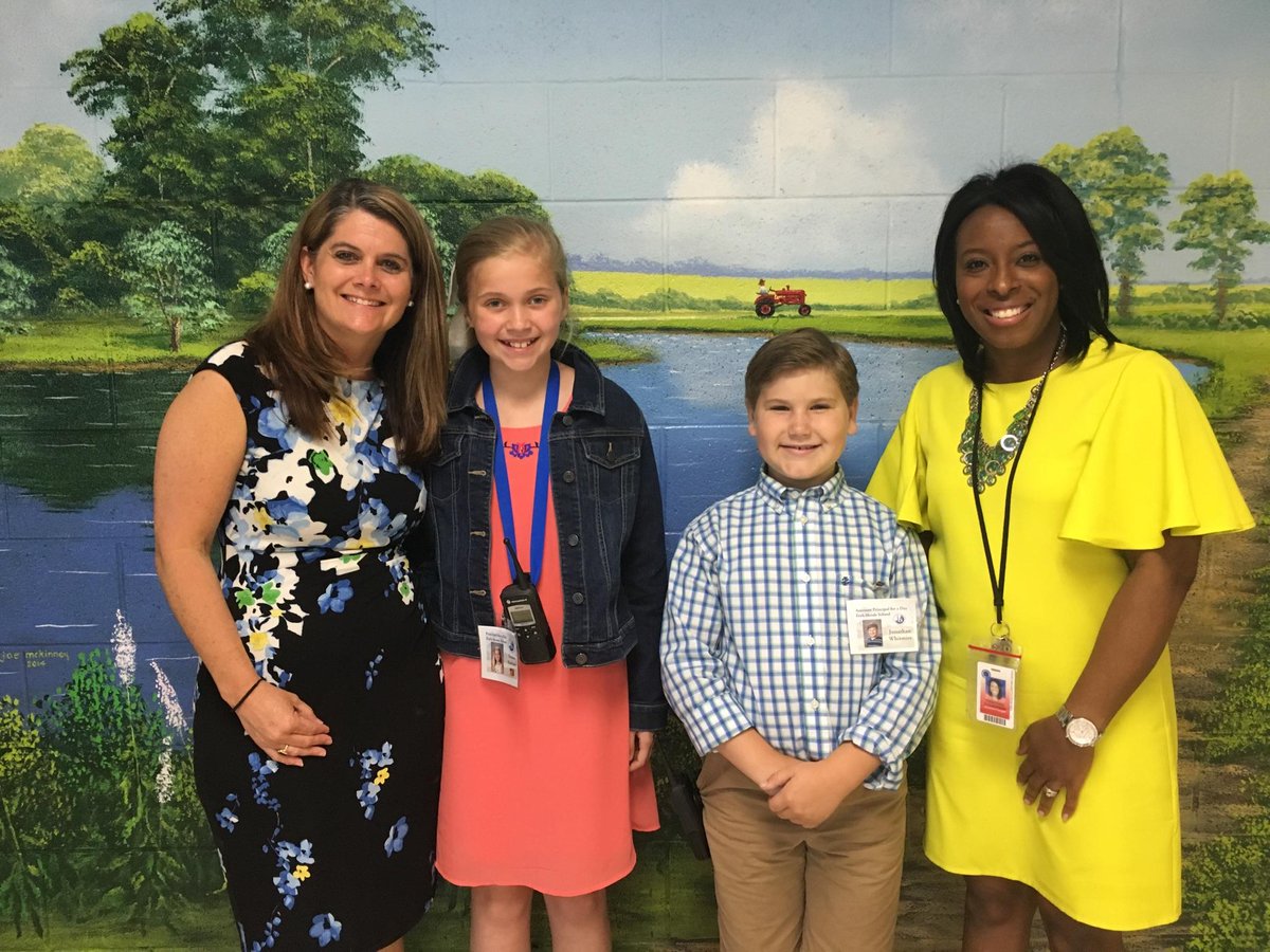 Had so much fun with our principal and assistant principal of the day spring spectacular auction winners!
