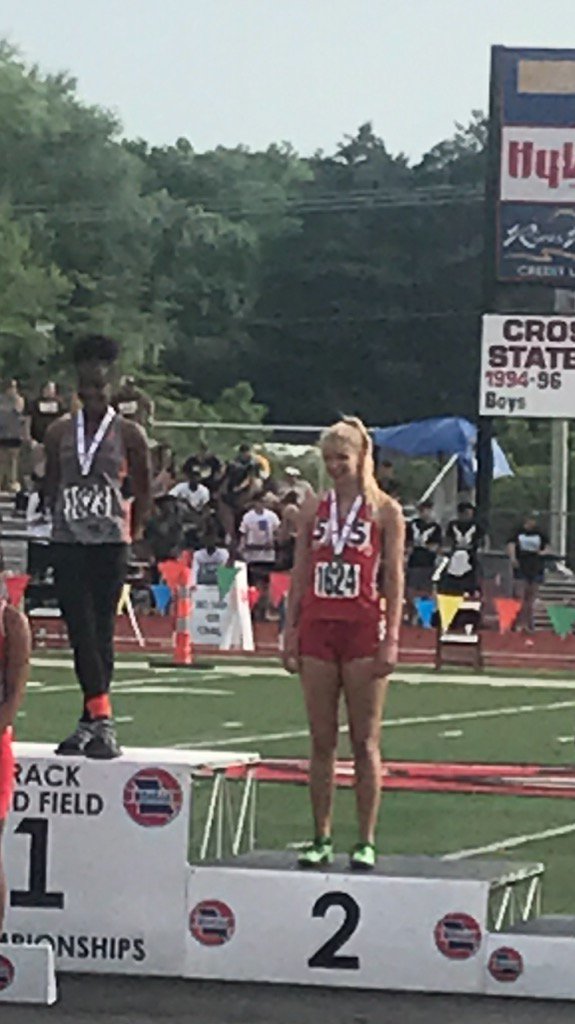 One of Kirkwood's finest T&amp;F Athletes 2nd TJ MSHSAA All-State! Kara Steele. Princeton is lucky to have you!
