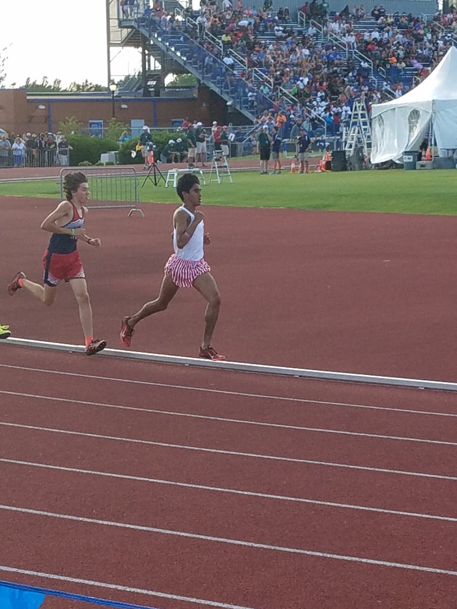 clarks216's tweet photo. Ben wins 3200 meters! State champion!!! https://t.co/uzaewDfH3c