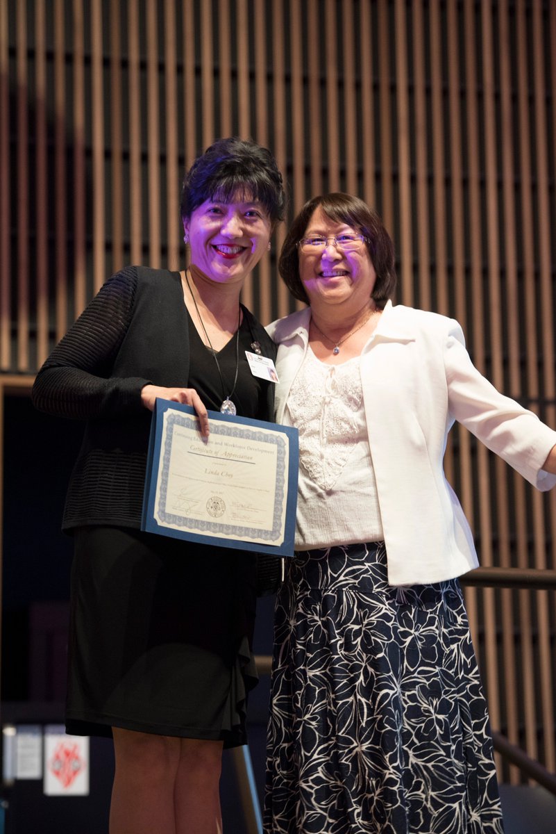 Congratulations Linda Choy on your recognition by ELAC  for truly collaborating with CAOT Dept. to train/place LACOE students on great jobs👏