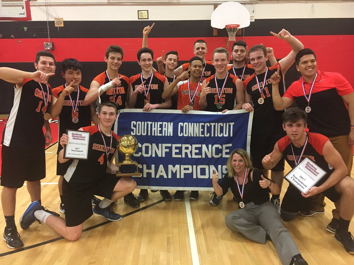 SCCcommissioner's tweet photo. Congrats @sheltongaelsAD - 2017 SCC Boys Volleyball Champions #ctbvb #6thtitle https://t.co/w7CDXRCW2v