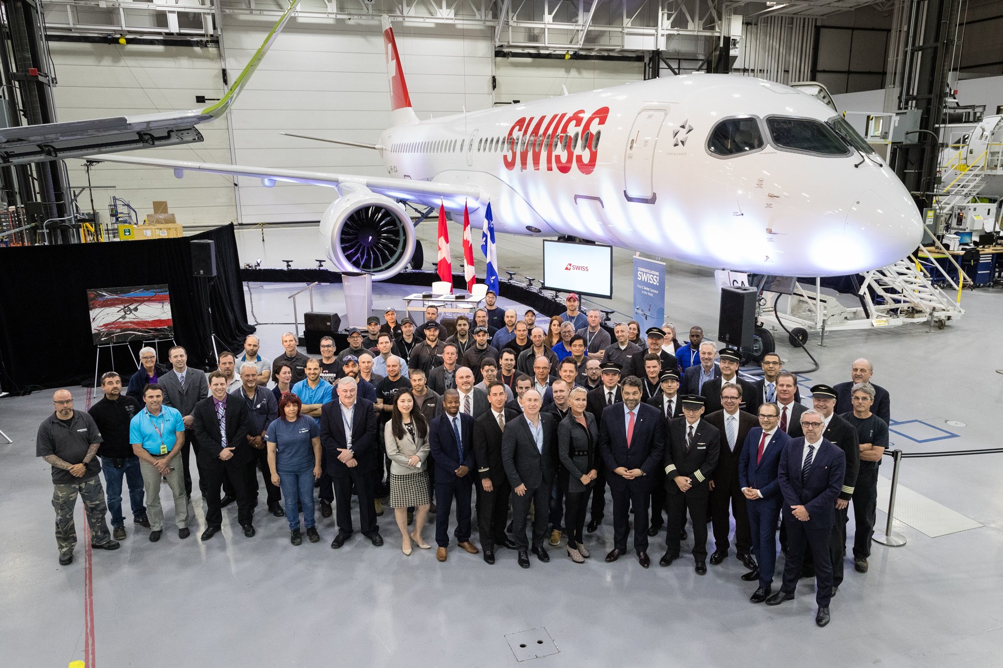 Bombardier Commercial Aircraft on Twitter "Let's celebrate! Very proud to deliver first