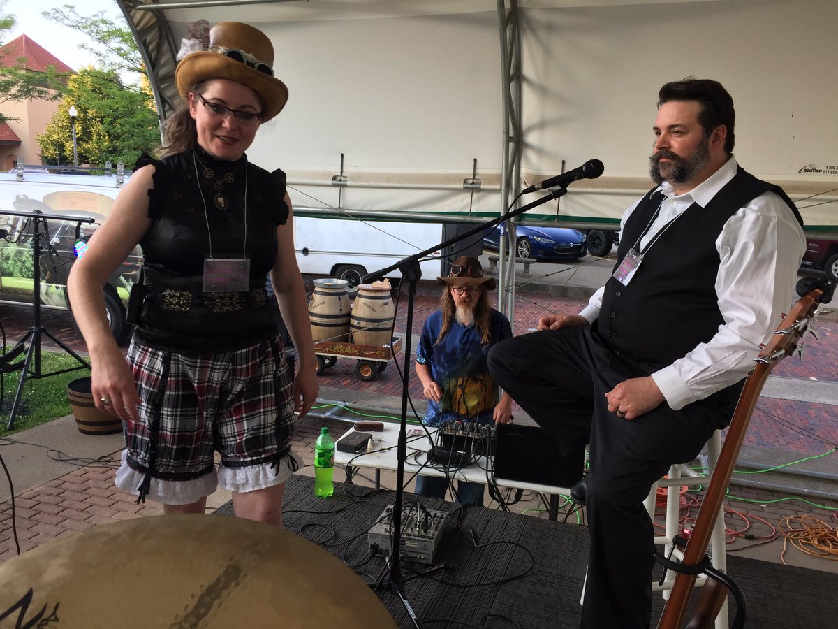 SteamOpera's tweet image. Thanks to Professor Bubblemaker for running sound! #vandalia-con