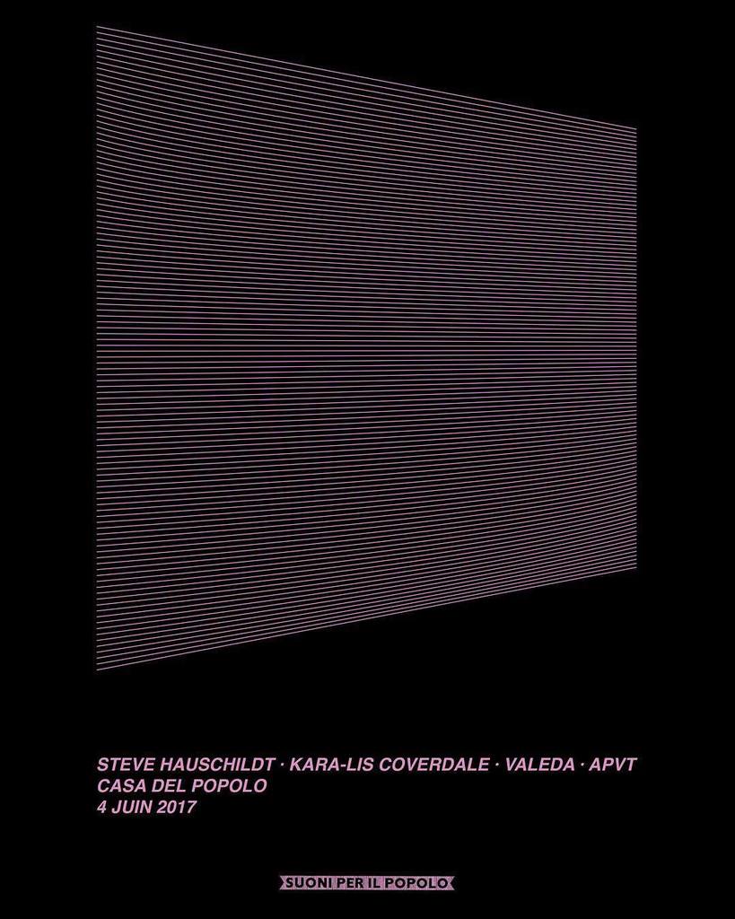 SuoniPopolo's tweet photo. #stevehauschildt #karaliscoverdale #valeda #apvt dimanche 4 Juin 2017 at @casadelpopolo #suoniperilpopolo https://t.co/8GPdTobPet https://t.co/j2obz15M98