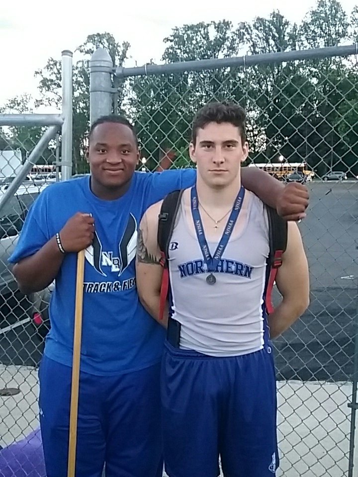 Sam Gephart finished 2nd in the Jav with a throw 150' 11".