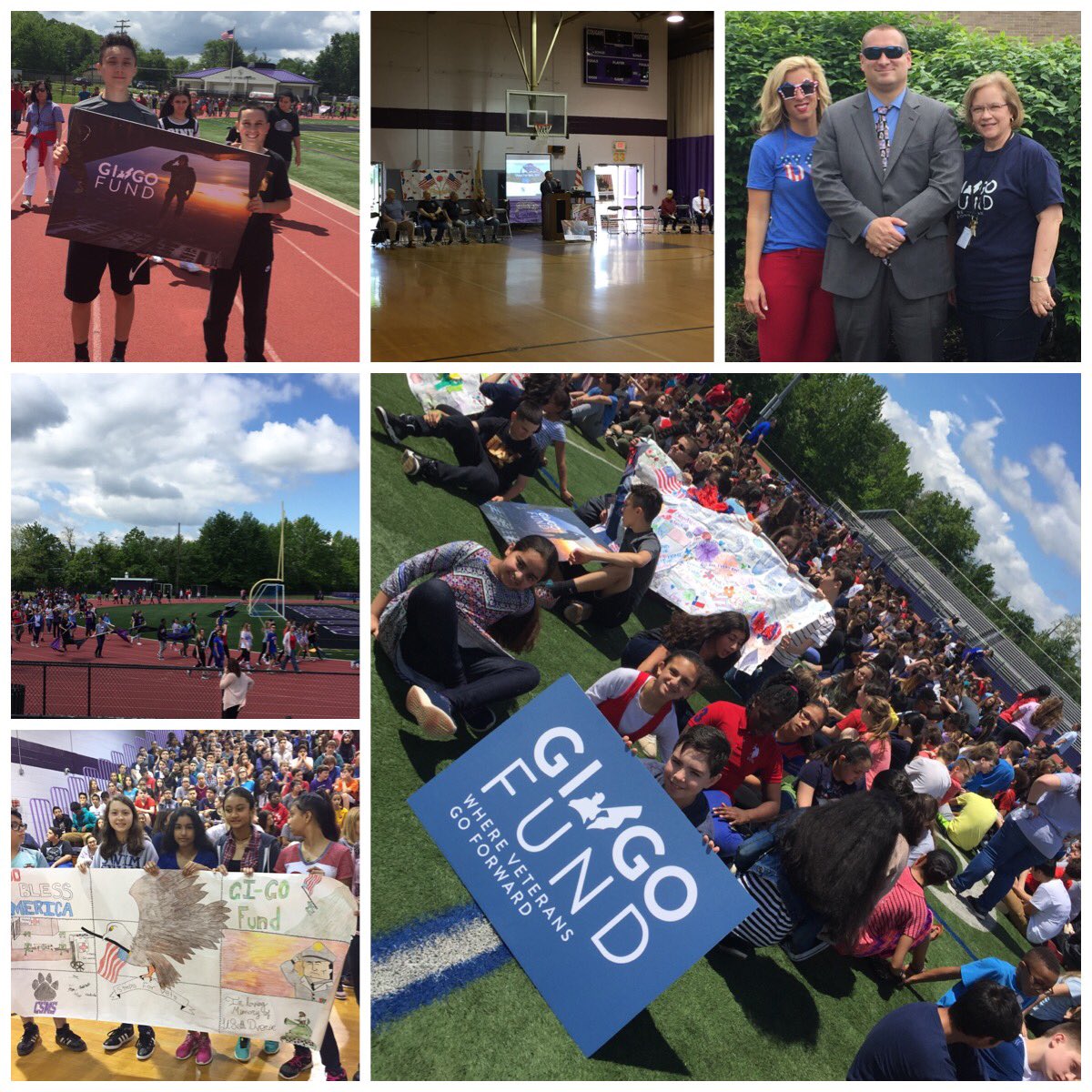 AngZiemba's tweet image. CSMS pays respect to veterans this MDW and raises $15,000 for the GI Go Fund. #stepsforvets #sandburgstrong @OBSupCittadino