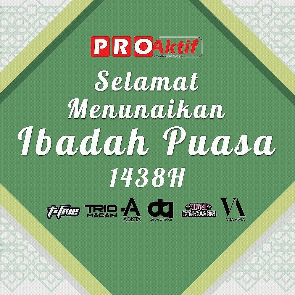 Vita mengucapkan selamat puasa buat semua vivers yang menjalankan. Semoga ibadah puasanya lancar, hingga menuju hari yang fitri 😊