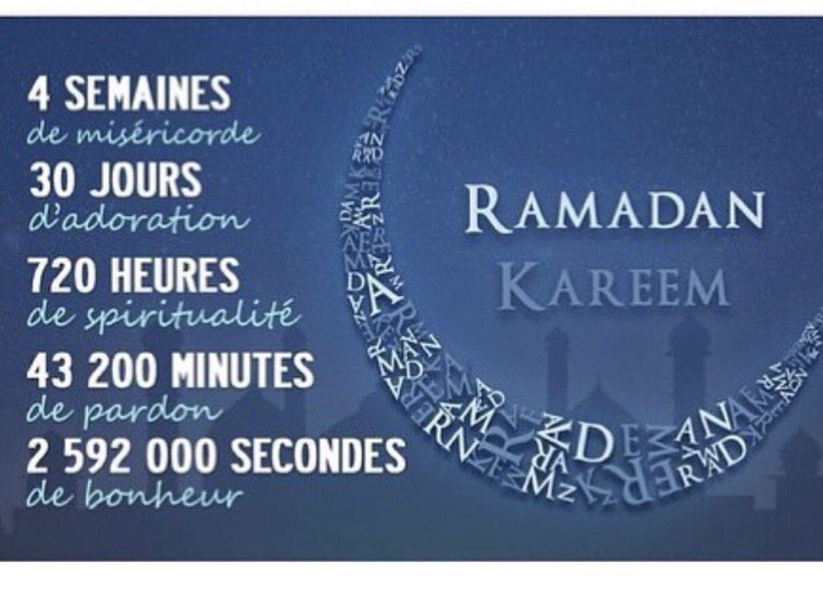 Ramadan Mubarak à tous les frères et soeur musulmans👏🏿❤️👏🏿

#Alhamdulillahforeverything🙏🏿🙏🏿🙏🏿